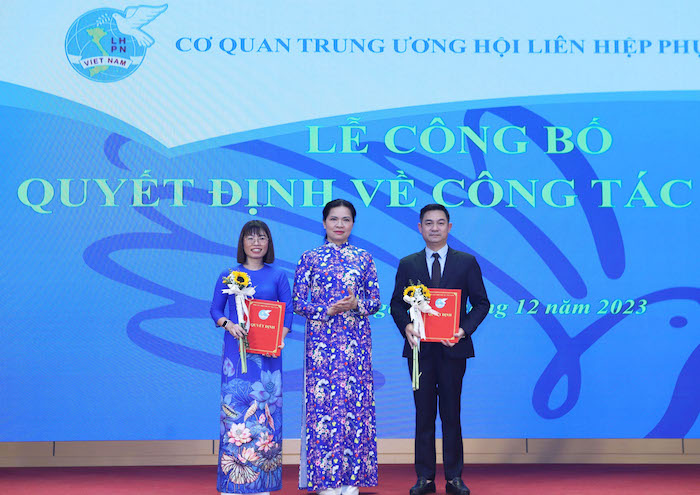 TW Hội LHPN Việt Nam trao quyết định bổ nhiệm cán bộ