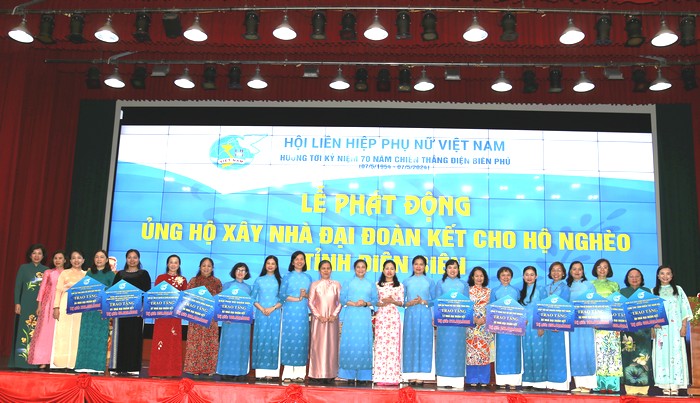 Hội LHPN Việt Nam phát động ủng hộ nhà đại đoàn kết hỗ trợ hộ nghèo tỉnh Điện Biên- Tây Bắc