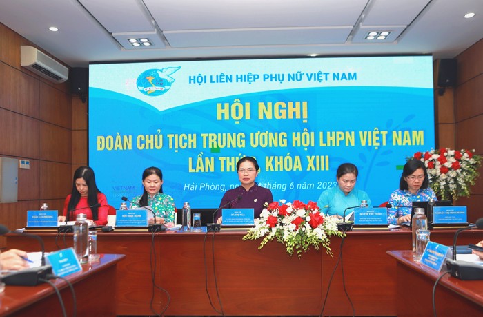 Hội nghị lần thứ 3 Đoàn Chủ tịch TW Hội LHPN Việt Nam khoá XIII: Phát huy tinh thần trách nhiệm, dân chủ đóng góp ý kiến vào nhiều nội dung quan trọng trình Hội Nghị Ban Chấp hành
