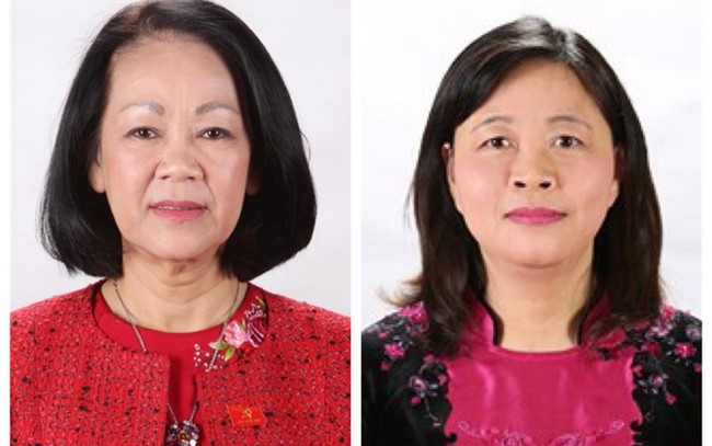 Bộ Chính trị, Ban Bí thư khóa XIII có 2 ủy viên nữ